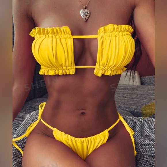 Yellow Bikini Set - Picture 1 of 4